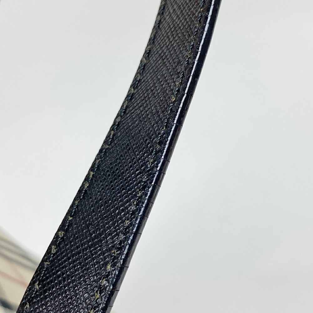 Burberry Check Pattern Canvas Bucket Tote Shoulde… - image 4